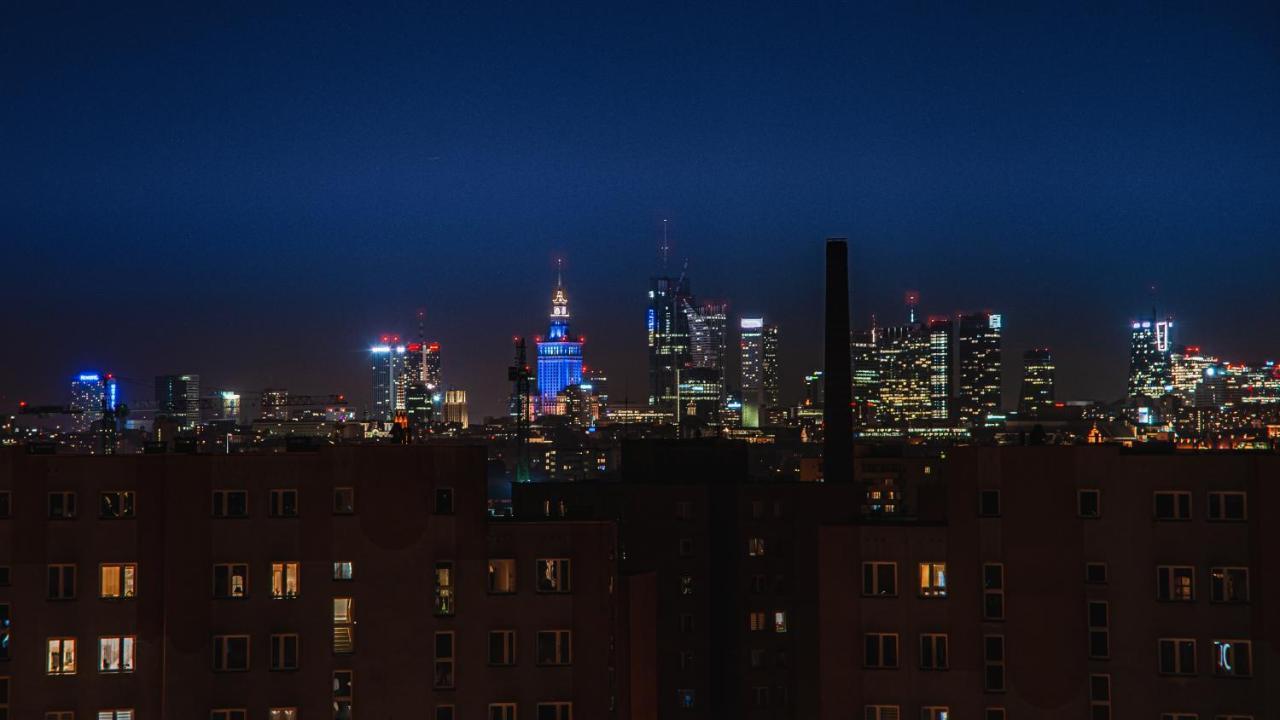 Apartament Panorama Warschau Buitenkant foto
