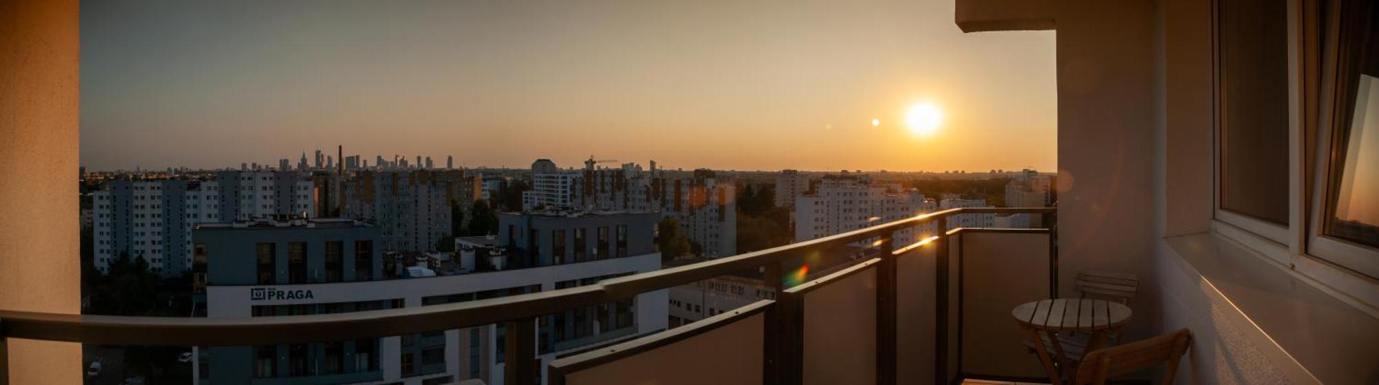 Apartament Panorama Warschau Buitenkant foto